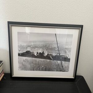 Nap on a skyscraper vintage NY New York‎ city building Art.com Framed Artwork